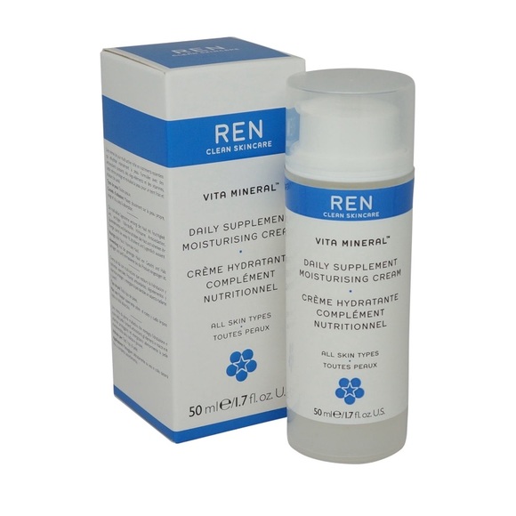 REN Skincare Vita Mineral Daily Supplement Moisturising cream  1.7 fl oz NEW - Picture 2 of 3